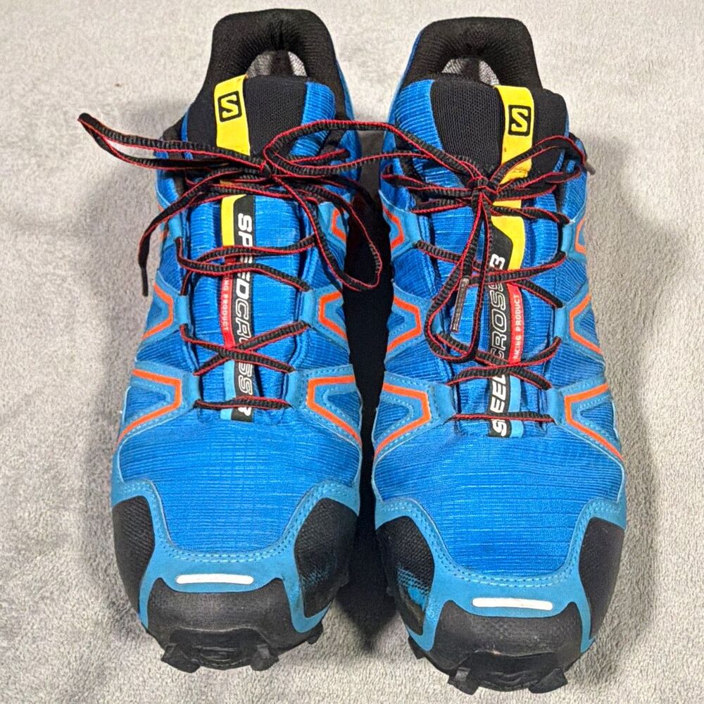 Salomon Speedcross 3 Gore-Tex Men’s Low-Top Lace-Up Trail Running Shoes Blue